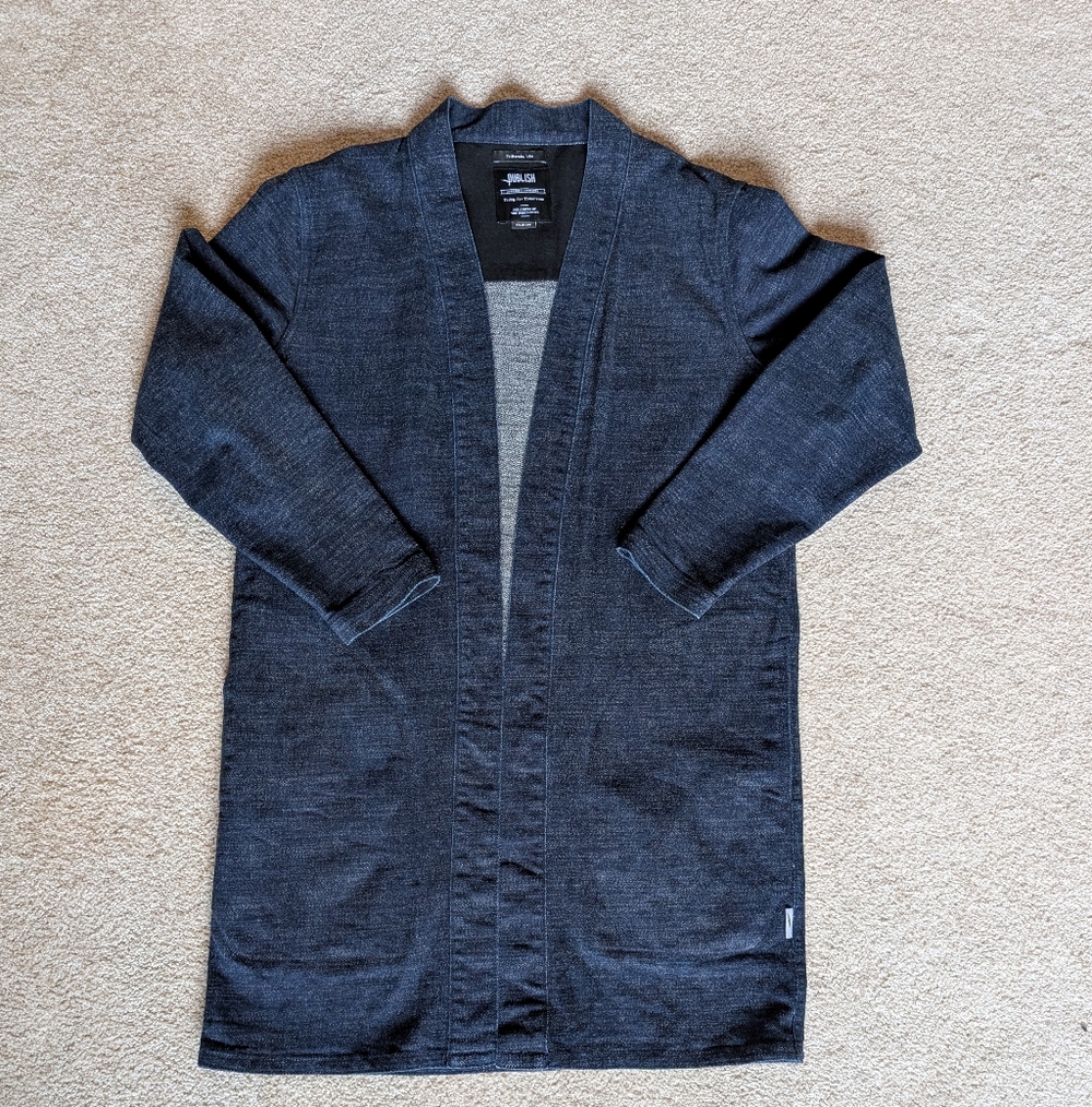 Publish Woman's Dark Indigo Kimono Coat